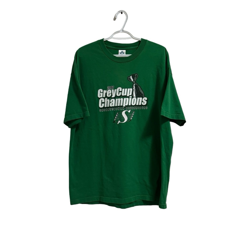 2007 CFL Saskatchewan Roughriders Grey Cup Champions Graphic T-Shirt
